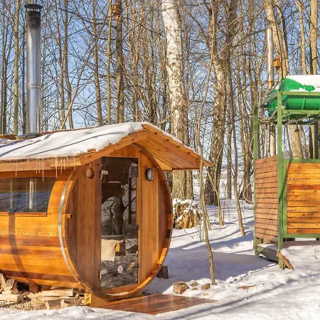 Treehous Sneznik S Wellness Tente de luxe Dolní Morava