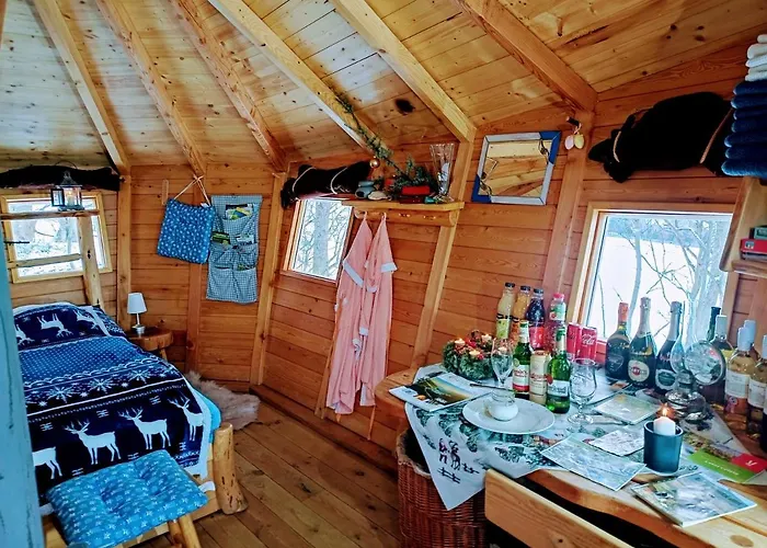 Οργανωμένο κάμπινγκ Treehous Sneznik S Wellness Dolní Morava