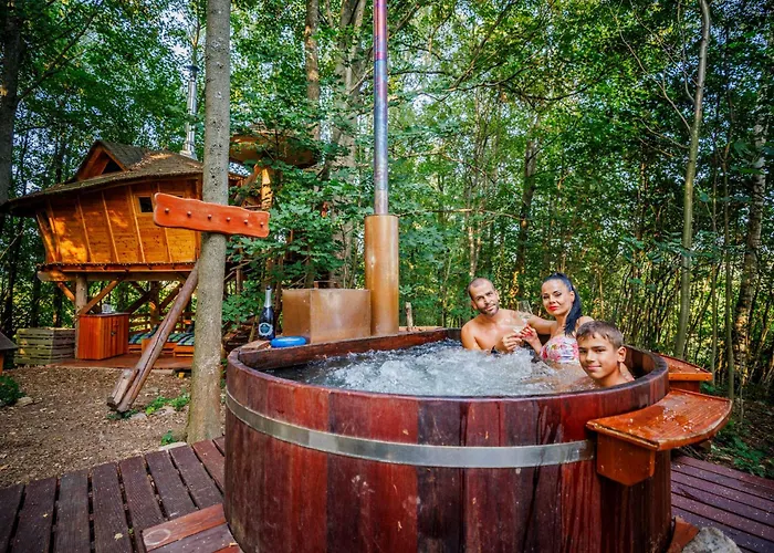Οργανωμένο κάμπινγκ Treehous Sneznik S Wellness